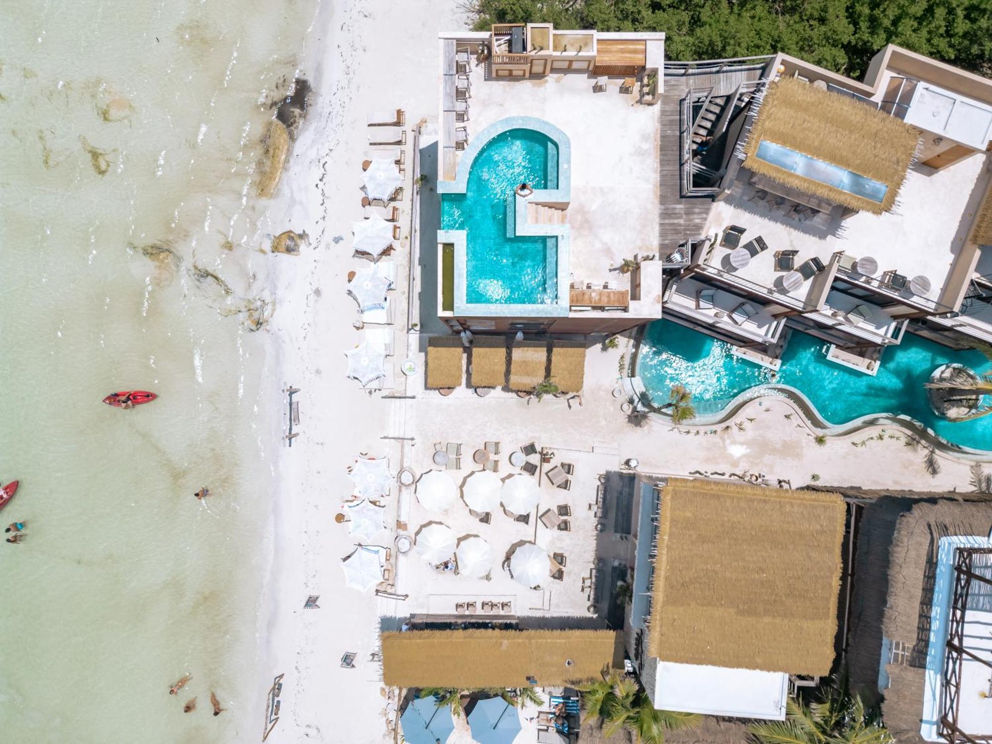 Awa Holbox Hotel Boutique - Beach Front Екстер'єр фото